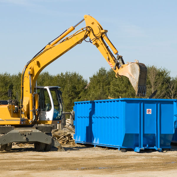 can i choose the location where the residential dumpster will be placed in Batesland